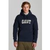 Gant ARCH SCRIPT HOODIE modrá