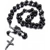 Ewena Tradičný kresťanský ruženec rôzne farby Farba: Čierna + Darčekové balenie Ewena Tradičný kresťanský ruženec rôzne farby Farba: Čierna + Darčekové balenie