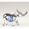SLON pre šťastie Crystocraft - strieborná SLON pre šťastie Crystocraft - strieborná