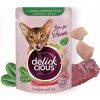 DELICKCIOUS™ Plátky s kačacou, kuracím filé a špenátom v omáčke. Pre dospelé mačky 85 g (3142) DELICKCIOUS™ Plátky s kačacou, kuracím filé a špenátom v omáčke. Pre dospelé mačky 85 g (3142)