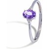 Blink Blink Diamantový prsteň s Ametystom 2232BAA