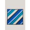 ŠATKA GANT STRIPED SILK SCARF RICH BLUE ŠATKA GANT STRIPED SILK SCARF RICH BLUE