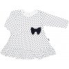 NEW BABY Dojčenské bavlnené šatôčky s čelenkou Teresa 100% bavlna 74 (6-9m)