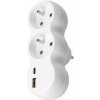Solight rozbočka s USB A+C rychlonabíječkou 20W PD, 2 x 10A, bílá P100-PD20 Solight rozbočka s USB A+C rychlonabíječkou 20W PD, 2 x 10A, bílá P100-PD20