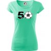 Futbal okrúhle narodeniny 50 - Dámske tričko Pure - XS ( Mätová ) Futbal okrúhle narodeniny 50 - Dámske tričko Pure - XS ( Mätová )