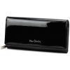 Pierre Cardin 07 SHINY 106 čierna dámska kožená peňaženka 19 x 10,5 cm Pierre Cardin 07 SHINY 106 čierna dámska kožená peňaženka 19 x 10,5 cm