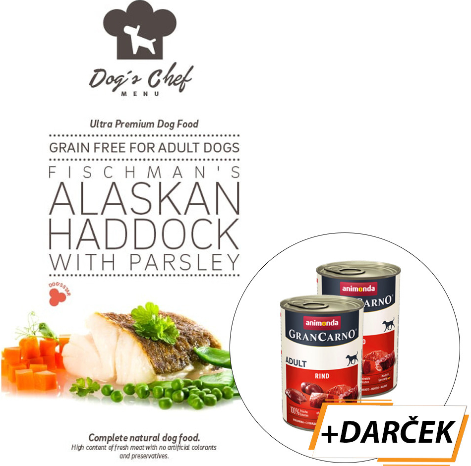 Dog\'s Chef Fischman\'s Alaskan Haddock with Parsley 12 kg