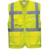 Portwest C376 ATHENS MESHAIR EXECUTIVE Reflexná vesta Fluorescenčno žltá