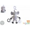 babyted Slon chrastítko plyš - 30 cm - závěs na postýlku / kočárek na kartě
