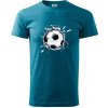 Futbalová lopta v triku - Klasické pánske tričko vyššej gramáže - 2XL ( Tmavý tyrkys ) Futbalová lopta v triku - Klasické pánske tričko vyššej gramáže - 2XL ( Tmavý tyrkys )