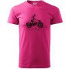 Celý život na výletě - motorka - Klasické pánske tričko vyššej gramáže - 3XL ( Purpurová ) Celý život na výletě - motorka - Klasické pánske tričko vyššej gramáže - 3XL ( Purpurová )