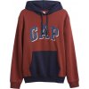 GAP V-Heritage Logo Po Snl Colorblock hnedá