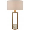Searchlight EU2871GO stolové svietidlo Table 1x60W | E27 - zlatá, biela Searchlight EU2871GO stolové svietidlo Table 1x60W | E27 - zlatá, biela