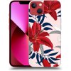 Picasee ULTIMATE CASE pro Apple iPhone 13 - Red Lily Picasee ULTIMATE CASE pro Apple iPhone 13 - Red Lily