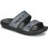 Crocs Šľapky CLASSIC CROC GLITTER II SANDAL Čierna Crocs Šľapky CLASSIC CROC GLITTER II SANDAL Čierna