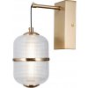 Italux WL-34375-1-HBR LED nástenné svietidlo Alani | 6W LED | 588lm | 3000K Italux WL-34375-1-HBR LED nástenné svietidlo Alani | 6W LED | 588lm | 3000K
