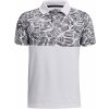 Under Armour UA Perf Palm Sketch Polo-WHT