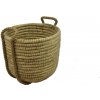 Vingo Okrúhly úložný kôš z morskej trávy s lanovými ušami Rozmery (cm): průměr 28, v. 30 (s uchy 38) Vingo Okrúhly úložný kôš z morskej trávy s lanovými ušami Rozmery (cm): průměr 28, v. 30 (s uchy 38)