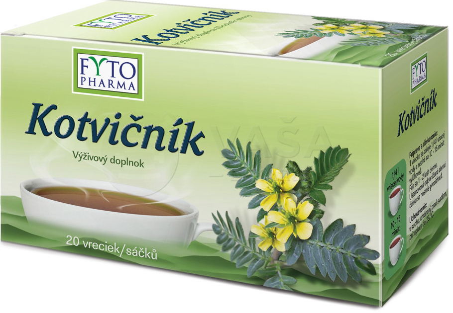 Fytopharma Kotvičník čaj porcovaný 20 x 1 g