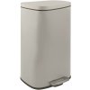 Spirella pedálový odpadkový koš Akira, matný šedo-hnědý, ocel, soft-close, 30 l (10,21566) Spirella pedálový odpadkový koš Akira, matný šedo-hnědý, ocel, soft-close, 30 l (10,21566)