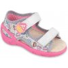 BEFADO 065P135 SUNNY dievčenské sandále sivé cupcakes 21 065P135_21 BEFADO 065P135 SUNNY dievčenské sandále sivé cupcakes 21 065P135_21