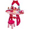Baby Mix Detský toaletný stolík s hudbou a stoličkou Baby Mix Detský toaletný stolík s hudbou a stoličkou