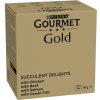 Jumbopack Gourmet Gold jemné šťavnaté plátky 96 x 85 g - kuracie, morské ryby, hovädzie, losos Jumbopack Gourmet Gold jemné šťavnaté plátky 96 x 85 g - kuracie, morské ryby, hovädzie, losos