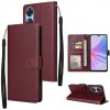 Peňaženkové kožené puzdro Card Slots na Oppo A58 5G - Vínovo červená Peňaženkové kožené puzdro Card Slots na Oppo A58 5G - Vínovo červená