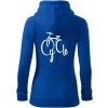 Cycle bicykel - Mikina dámska trendy zipper s kapucňou - M ( Kráľovská modrá ) Cycle bicykel - Mikina dámska trendy zipper s kapucňou - M ( Kráľovská modrá )
