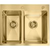 Rea Toby, 1.5-komorový nerezový drez 560x480x210 mm, zlatá matná, ZLE-06415 Rea Toby, 1.5-komorový nerezový drez 560x480x210 mm, zlatá matná, ZLE-06415