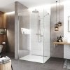 Mereo Mereo, Novea pivotový sprchový kút, obdĺžnik, L/P dvere a pevný diel, sklo Číre, MER-CK12933Z Mereo Mereo, Novea pivotový sprchový kút, obdĺžnik, L/P dvere a pevný diel, sklo Číre, MER-CK12933Z