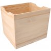 ČistéDrevo Drevený box 33 x 38 x 33 cm ČistéDrevo Drevený box 33 x 38 x 33 cm