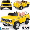 Elektrické autíčko pre deti FORD Bronco Pickup pre dvoch – žltá Elektrické autíčko pre deti FORD Bronco Pickup pre dvoch – žltá