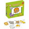 MAC TOYS Vkládací puzzle Zvířátka + vodní malování MAC TOYS Vkládací puzzle Zvířátka + vodní malování