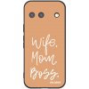 Picasee silikonový černý obal pro Google Pixel 9 - Boss Mama Picasee silikonový černý obal pro Google Pixel 9 - Boss Mama