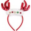 Čelenka do vlasov sob s rolničkami, vianočná / párty - 1 ks 1 červená Čelenka do vlasov sob s rolničkami, vianočná / párty - 1 ks 1 červená