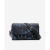 Blue-Black Women's Patterned Handbag Desigual Onyx Venecia 2.0 - Women Other One size DESIGUAL