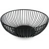 Kitchisimo drôtená misa na ovocie čierna 18cm