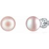 Olivie Stříbrné 8mm náušnice PERLY PINK 7988 Ag 925; ≤1,8 g. Olivie Stříbrné 8mm náušnice PERLY PINK 7988 Ag 925; ≤1,8 g.