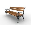 Liatinová lavička Schonbrunn, 150cm, Teak Liatinová lavička Schonbrunn, 150cm, Teak