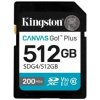 Kingston Canvas Go Plus/SDXC/512GB/UHS-I U3 / Class 10 SDG4/512GB Kingston Canvas Go Plus/SDXC/512GB/UHS-I U3 / Class 10 SDG4/512GB