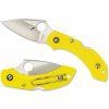 Spyderco C28PYL2 Dragonfly 2 Salt Lightweight Plain vreckový nôž 5,7 cm, žltá, FRN Spyderco C28PYL2 Dragonfly 2 Salt Lightweight Plain vreckový nôž 5,7 cm, žltá, FRN