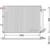 Kondenzátor klimatizácie DENSO DCN06018 Kondenzátor klimatizácie DENSO DCN06018