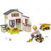 Set domček Priateľov s predzáhradkou a nakladač Friends House Life Smoby rozšíriteľný s gumenými kolieskami a pracovné auto sklápač s kuchynkou Set domček Priateľov s predzáhradkou a nakladač Friends House Life Smoby rozšíriteľný s gumenými kolieskami a pracovné auto sklápač s kuchynkou