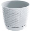 Prosperplast DRLO250 Kvetináč Ratolla Round 25cm Biela S449 Prosperplast DRLO250 Kvetináč Ratolla Round 25cm Biela S449