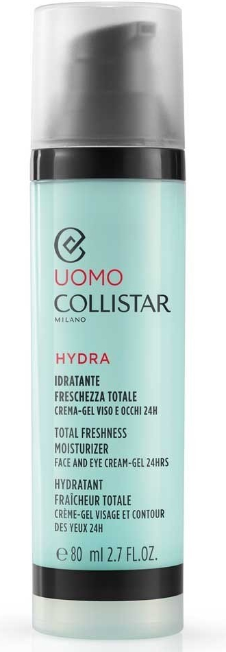 Collistar Uomo Total Freshness Moisturizer Face and Eye Cream-Gel Men 80 ml