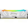 Kingston DDR5 Fury Renegade White RGB 16GB 1x16GB 6400MHz CL32 DIMM On-Die ECC XMP 1.4V KF564C32RWA-16 Kingston DDR5 Fury Renegade White RGB 16GB 1x16GB 6400MHz CL32 DIMM On-Die ECC XMP 1.4V KF564C32RWA-16