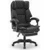 Kožené čierne kancelárske kreslo HELLS Chair HC- 1031, HC__5905496912965 Kožené čierne kancelárske kreslo HELLS Chair HC- 1031, HC__5905496912965