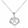 Troli Nežný oceľový náhrdelník Srdce VEDN0354S Troli Nežný oceľový náhrdelník Srdce VEDN0354S