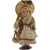 HOME Porcelánová bábika -kvietkovaná zástera 31 cm HOME Porcelánová bábika -kvietkovaná zástera 31 cm